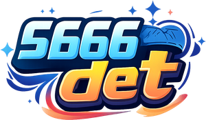 5666 det সাইটের গোলাপি নীল লোগো
